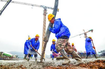 冬季施工不畏寒 项目建设不减速